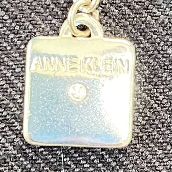 Anne Klein Silver Toned Graduated O ring Link Necklace 16"+3", 19.6g #393 - Picture 4 of 5